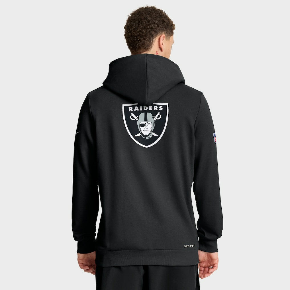 Sideline Standard Issue Utility Player Dri-FIT Full-Zip Hoodie - Las Vegas Raiders