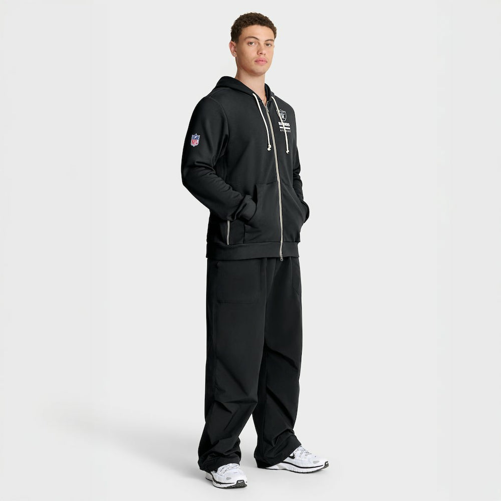 Sideline Standard Issue Utility Player Dri-FIT Full-Zip Hoodie - Las Vegas Raiders