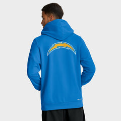 Sideline Standard Issue Utility Player Dri-FIT Full-Zip Hoodie - Los Angeles Chargers