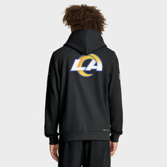 Sideline Standard Issue Utility Player Dri-FIT Full-Zip Hoodie - Los Angeles Rams