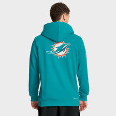 Sideline Standard Issue Utility Player Dri-FIT Full-Zip Hoodie - Miami Dolphins
