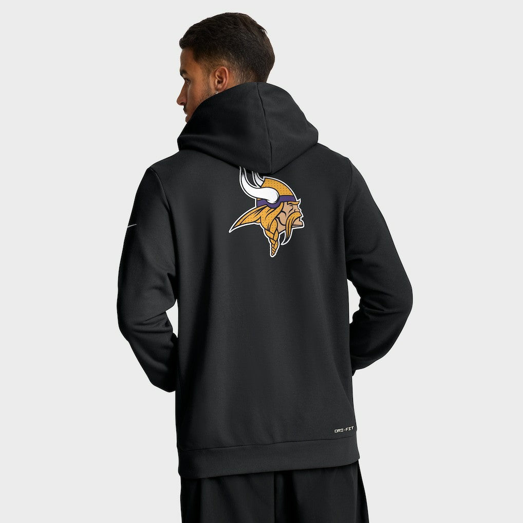 Sideline Standard Issue Utility Player Dri-FIT Full-Zip Hoodie - Minnesota Vikings