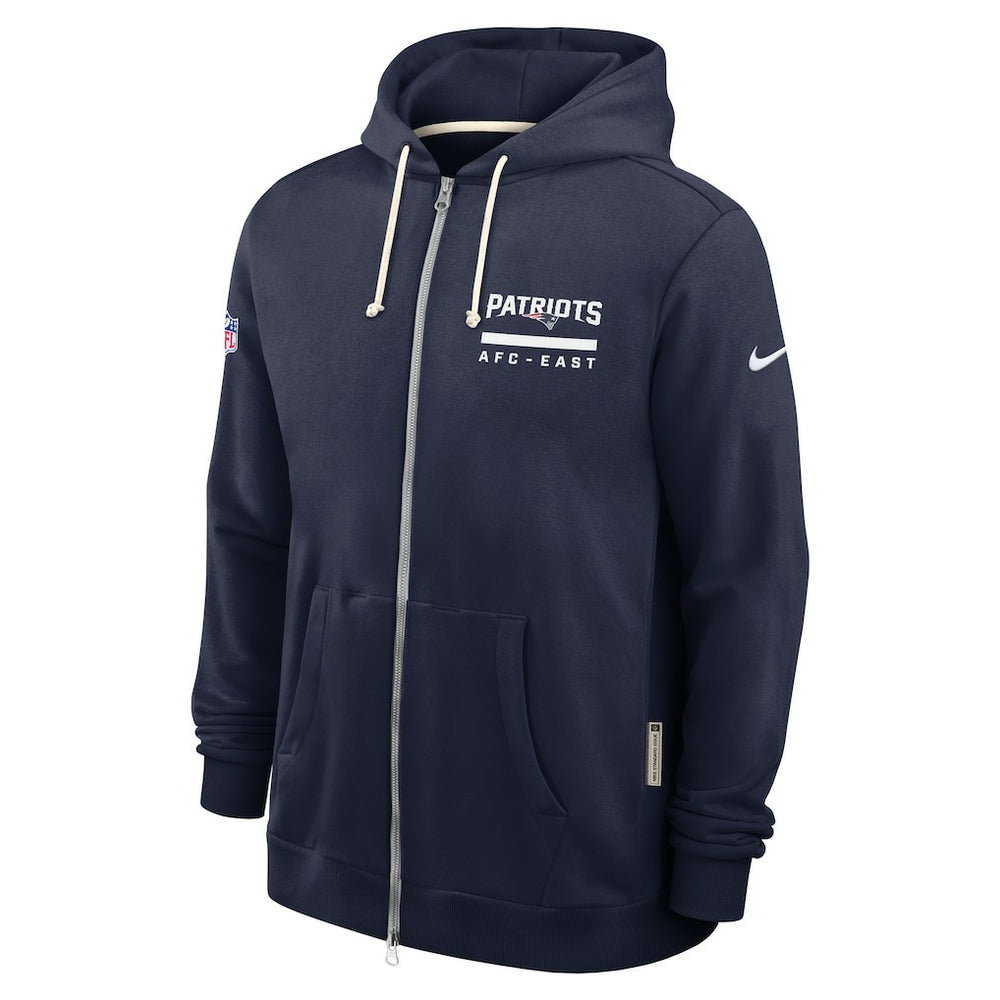 Sideline Standard Issue Utility Player Dri-FIT Full-Zip Hoodie - New England Patriots