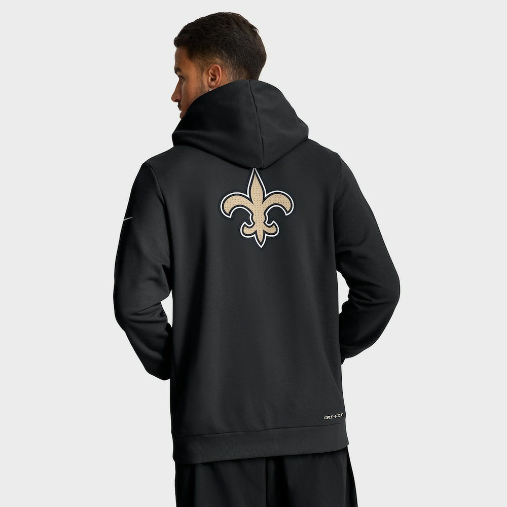 Sideline Standard Issue Utility Player Dri-FIT Full-Zip Hoodie - New Orleans Saints