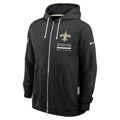 Sideline Standard Issue Utility Player Dri-FIT Full-Zip Hoodie - New Orleans Saints