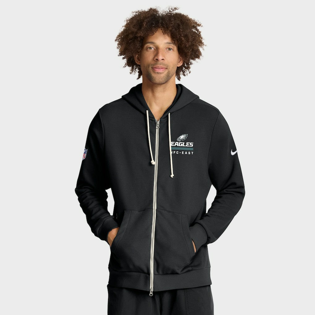Sideline Standard Issue Utility Player Dri-FIT Full-Zip Hoodie - Philadelphia Eagles