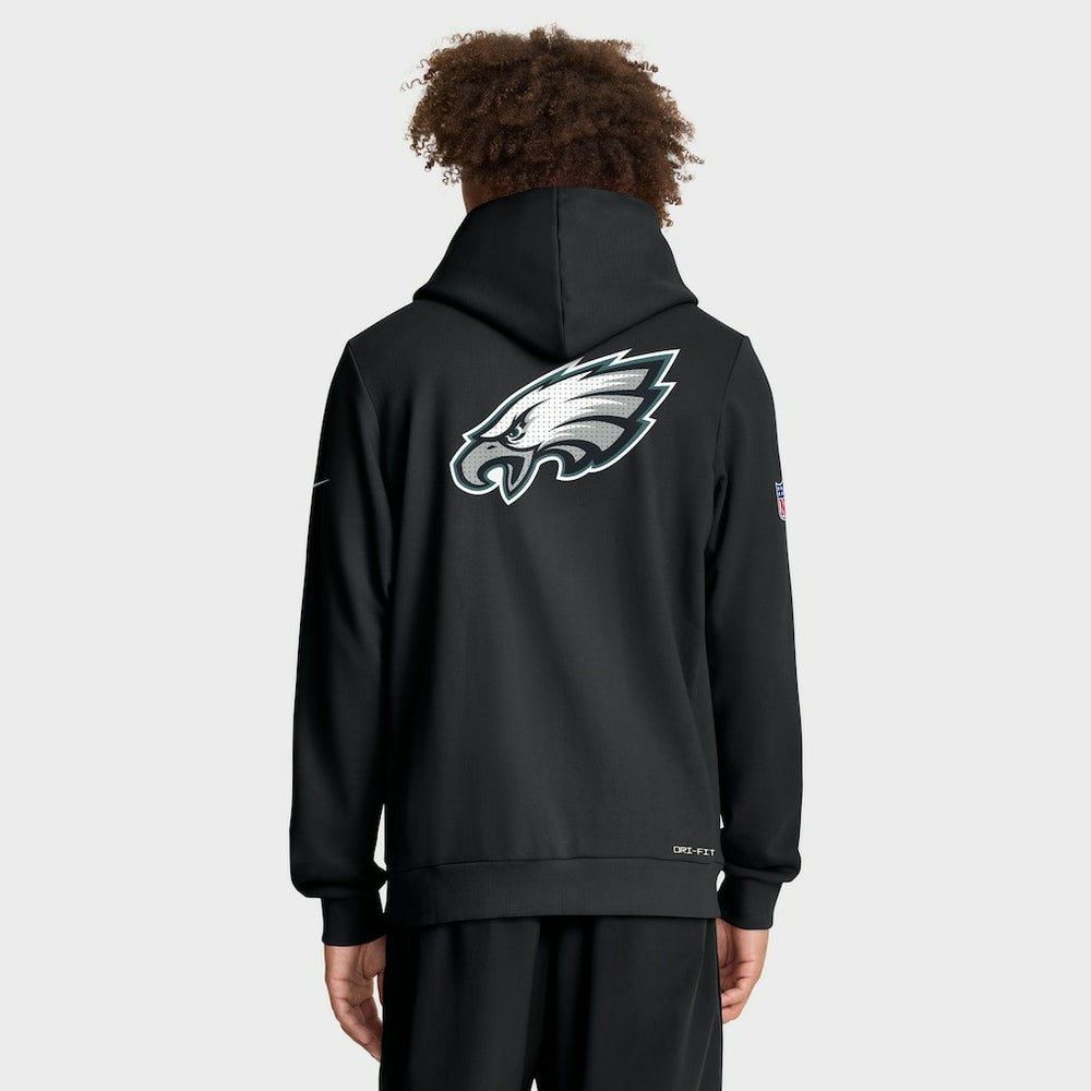 Sideline Standard Issue Utility Player Dri-FIT Full-Zip Hoodie - Philadelphia Eagles