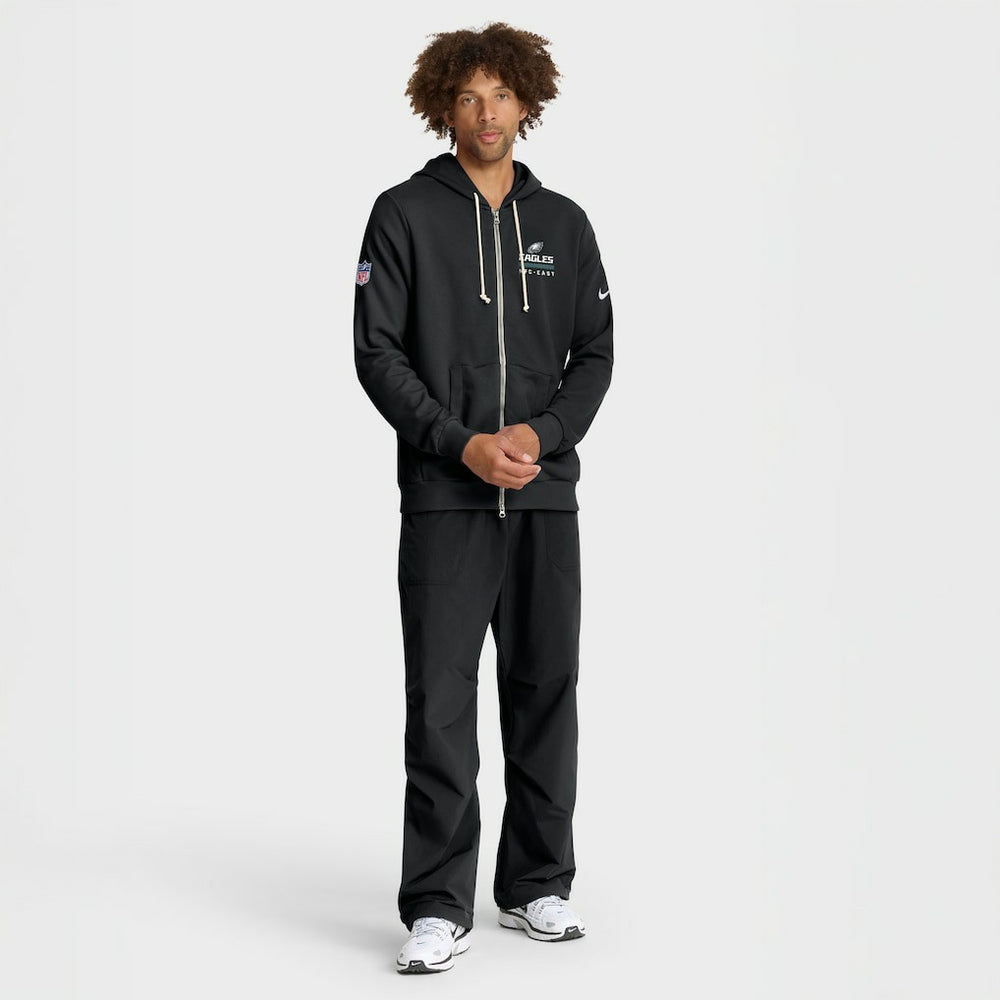 Sideline Standard Issue Utility Player Dri-FIT Full-Zip Hoodie - Philadelphia Eagles