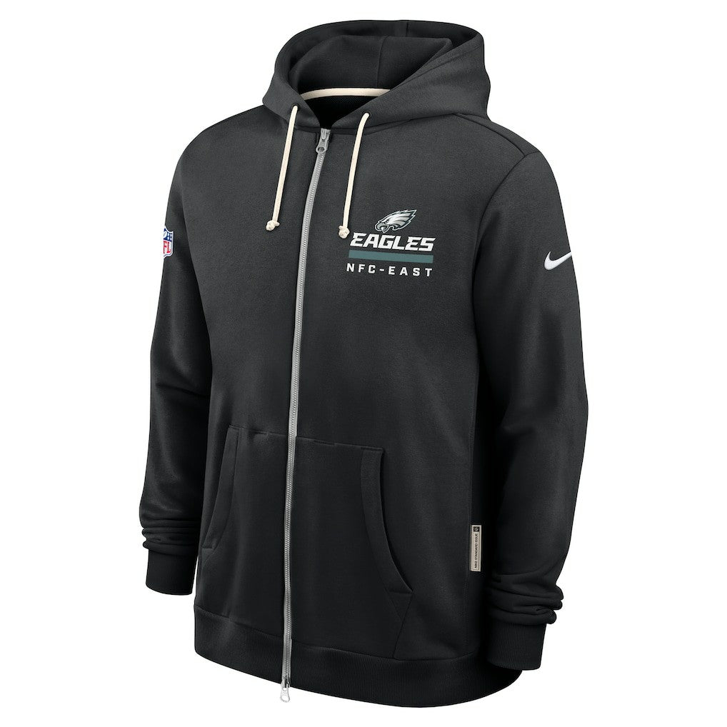 Sideline Standard Issue Utility Player Dri-FIT Full-Zip Hoodie - Philadelphia Eagles