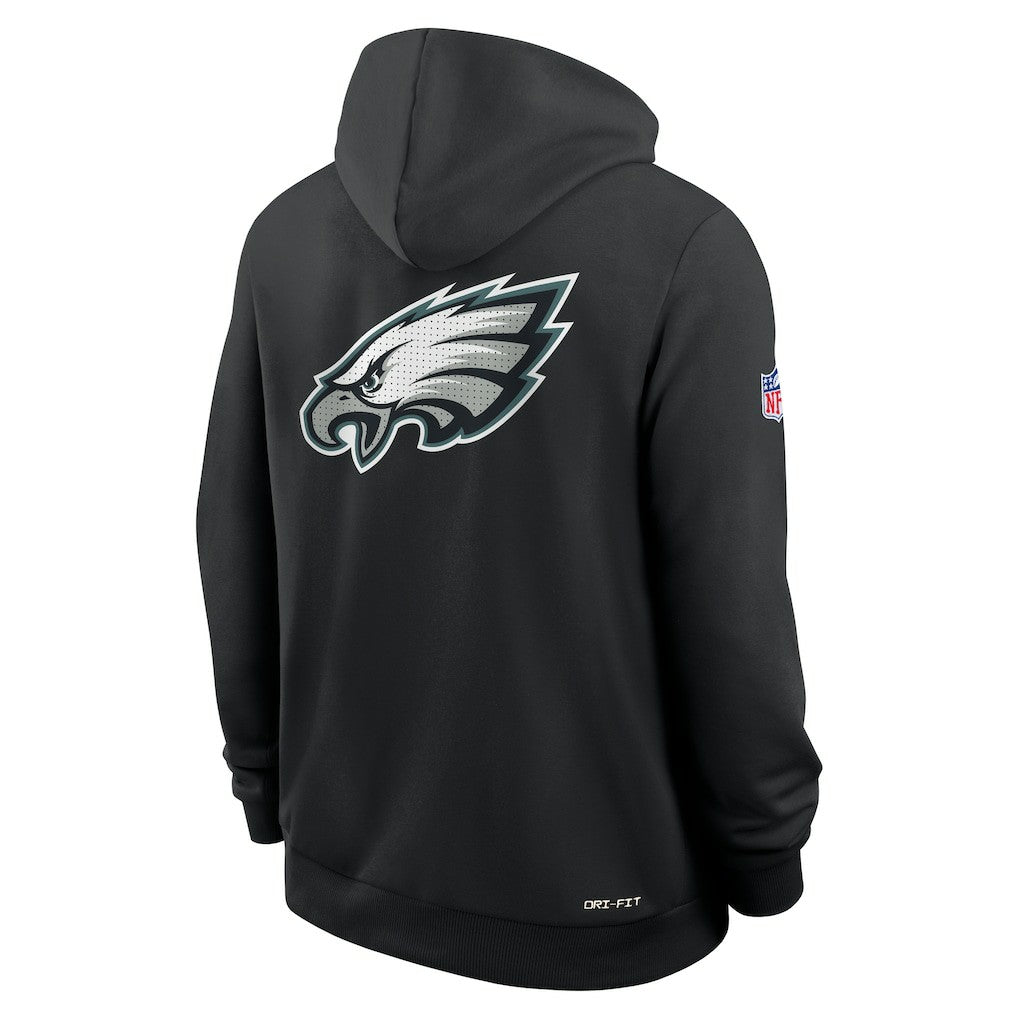 Sideline Standard Issue Utility Player Dri-FIT Full-Zip Hoodie - Philadelphia Eagles