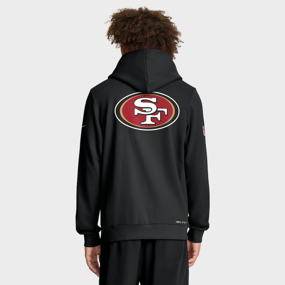 Sideline Standard Issue Utility Player Dri-FIT Full-Zip Hoodie - San Francisco 49ers