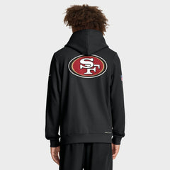 Sideline Standard Issue Utility Player Dri-FIT Full-Zip Hoodie - San Francisco 49ers