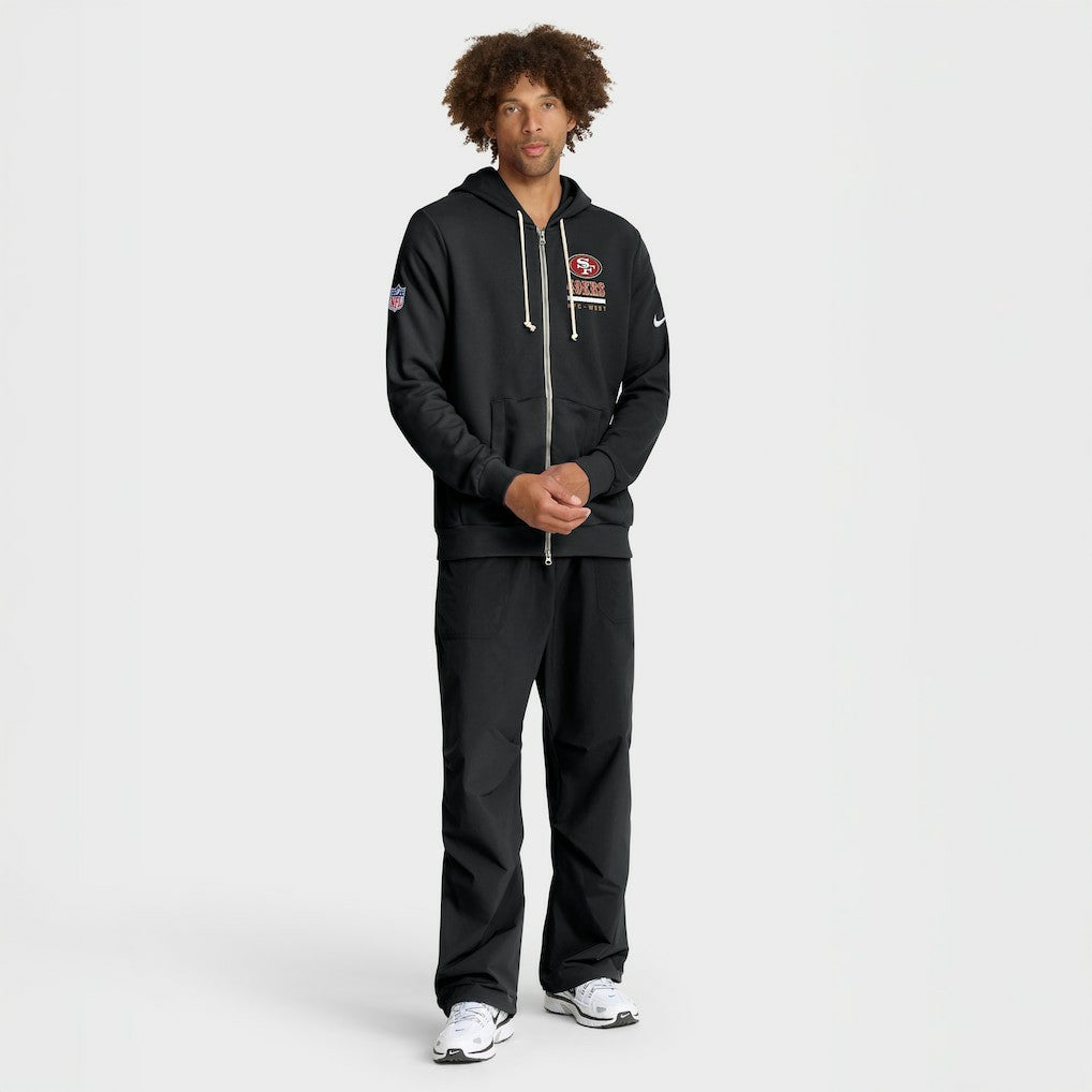 Sideline Standard Issue Utility Player Dri-FIT Full-Zip Hoodie - San Francisco 49ers