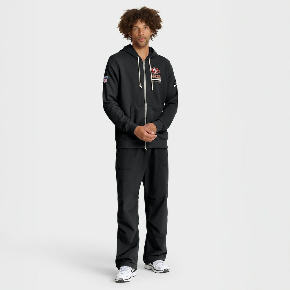 Sideline Standard Issue Utility Player Dri-FIT Full-Zip Hoodie - San Francisco 49ers