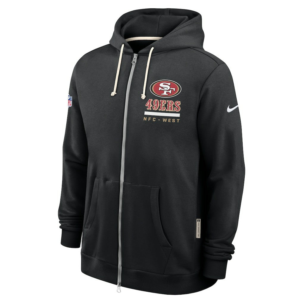 Sideline Standard Issue Utility Player Dri-FIT Full-Zip Hoodie - San Francisco 49ers