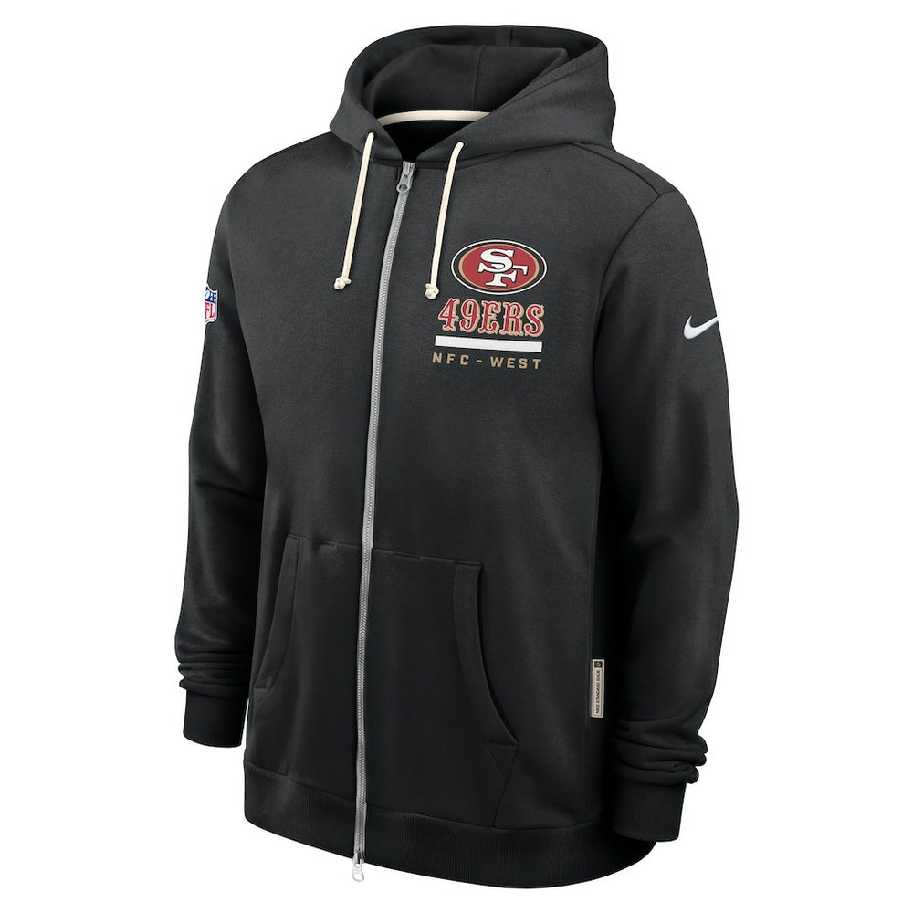 Sideline Standard Issue Utility Player Dri-FIT Full-Zip Hoodie - San Francisco 49ers