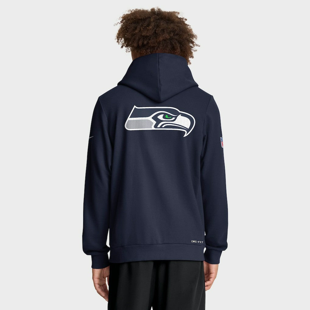 Sideline Standard Issue Utility Player Dri-FIT Full-Zip Hoodie - Seattle Seahawks