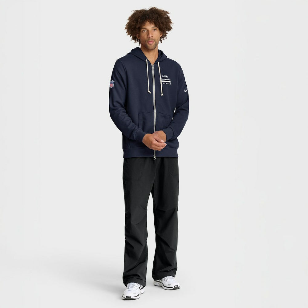Sideline Standard Issue Utility Player Dri-FIT Full-Zip Hoodie - Seattle Seahawks