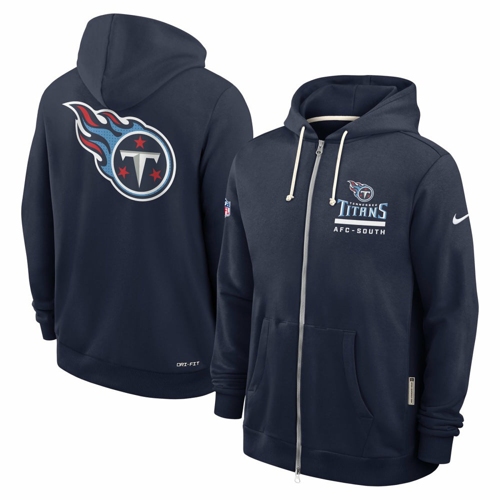 Sideline Standard Issue Utility Player Dri-FIT Full-Zip Hoodie - Tennessee Titans