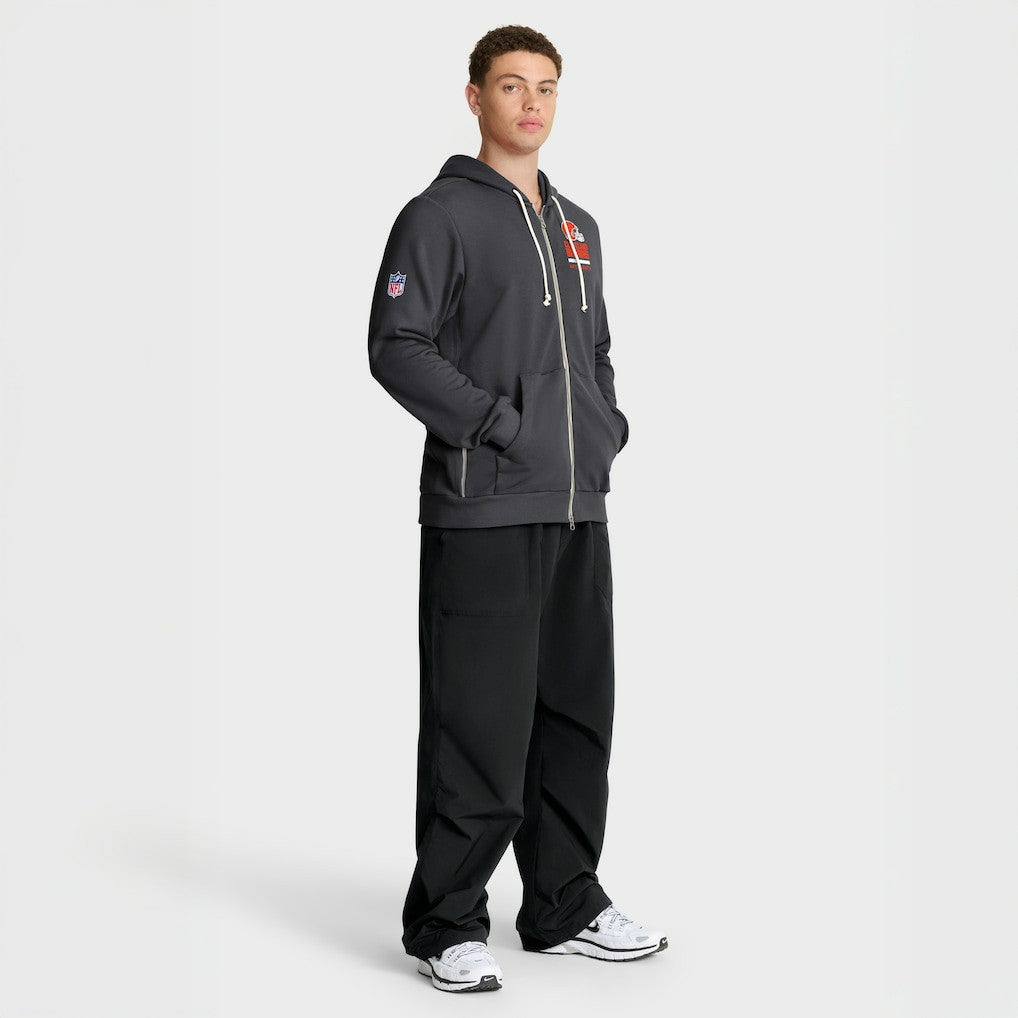 Sideline Standard Issue Utility Player Dri-FIT Full-Zip Hoodie - Cleveland Browns