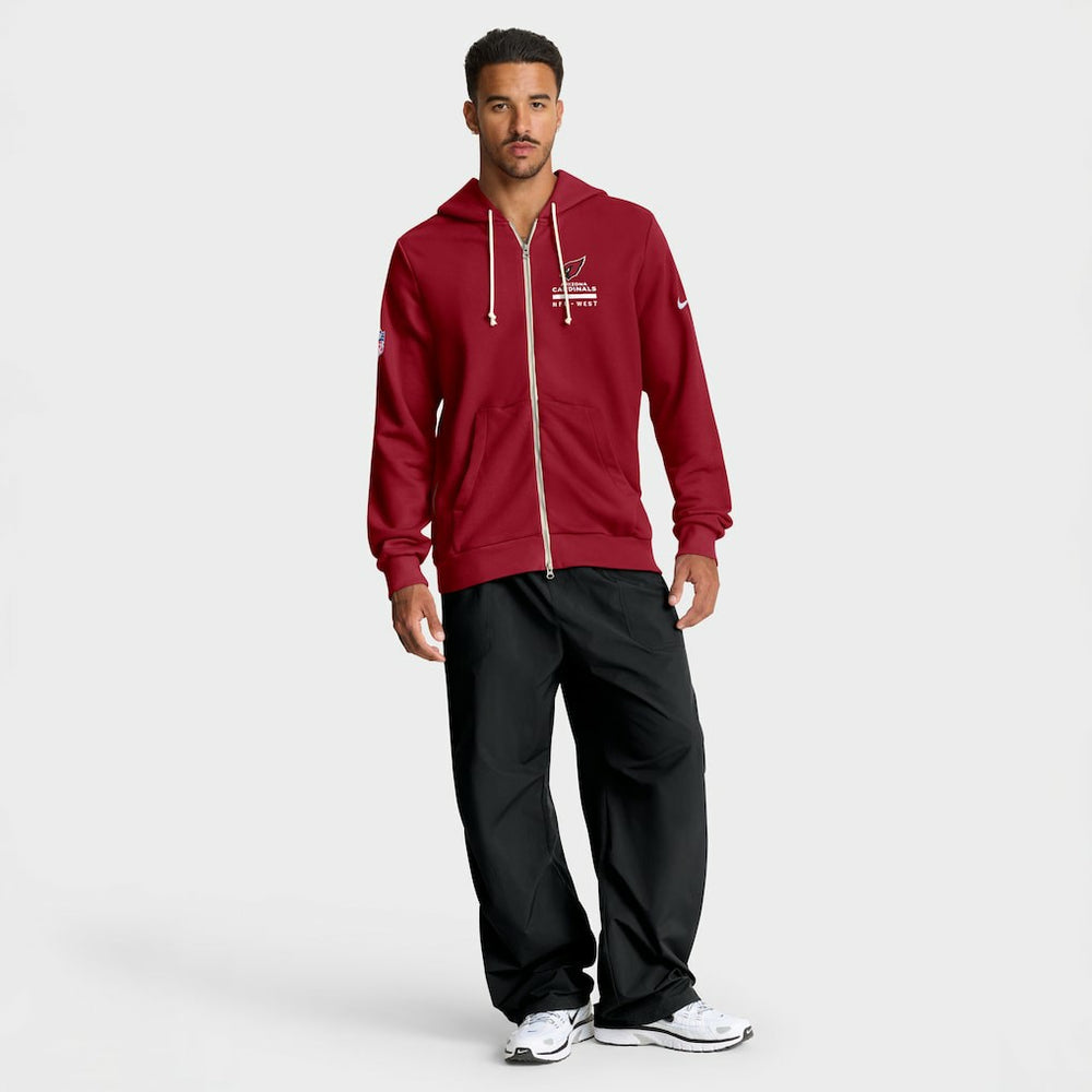 Sideline Standard Issue Utility Player Dri-FIT Full-Zip Hoodie - Arizona Cardinals