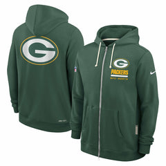 Sideline Standard Issue Utility Player Dri-FIT Full-Zip Hoodie - Green Bay Packers