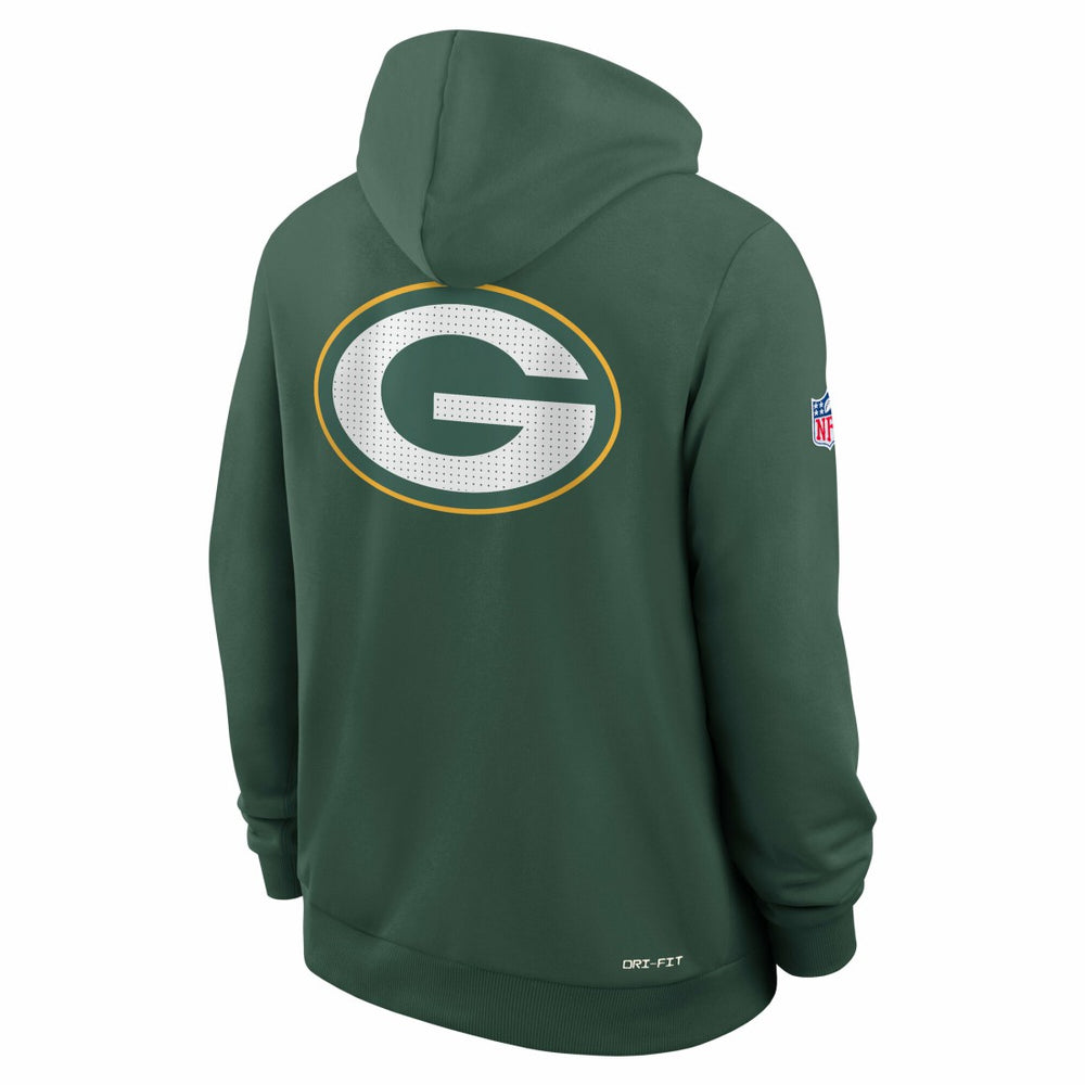 Sideline Standard Issue Utility Player Dri-FIT Full-Zip Hoodie - Green Bay Packers