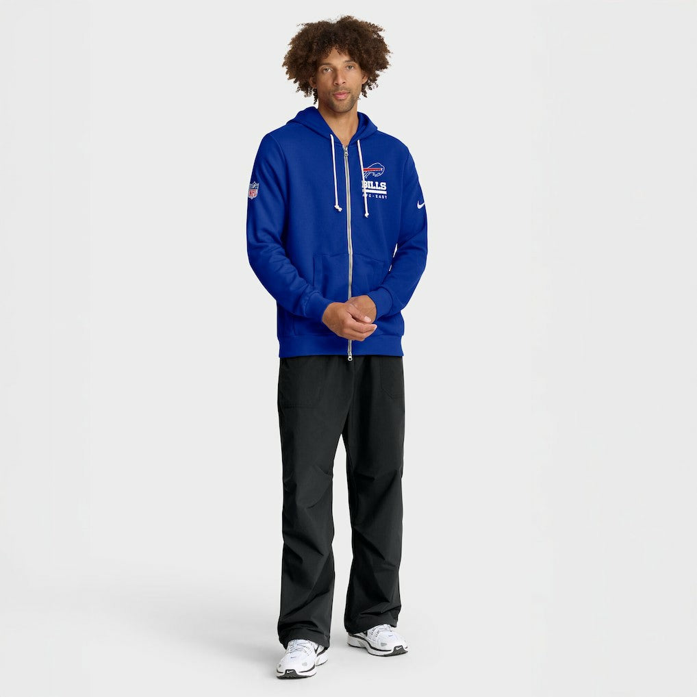 Sideline Standard Issue Utility Player Dri-FIT Full-Zip Hoodie - Buffalo Bills