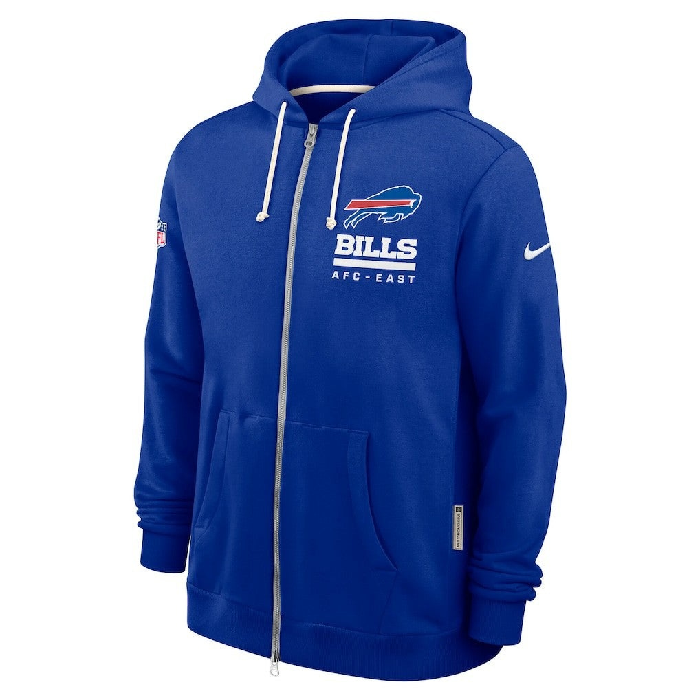 Sideline Standard Issue Utility Player Dri-FIT Full-Zip Hoodie - Buffalo Bills