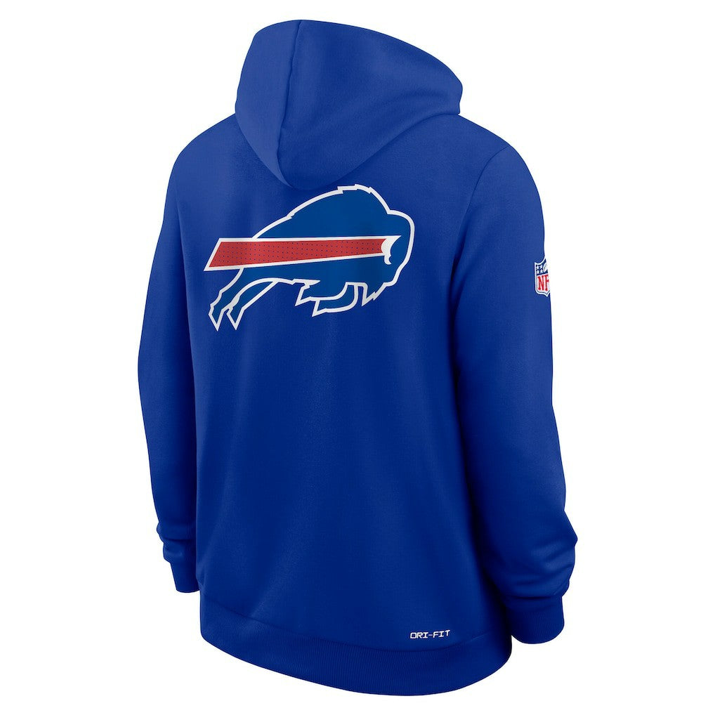 Sideline Standard Issue Utility Player Dri-FIT Full-Zip Hoodie - Buffalo Bills