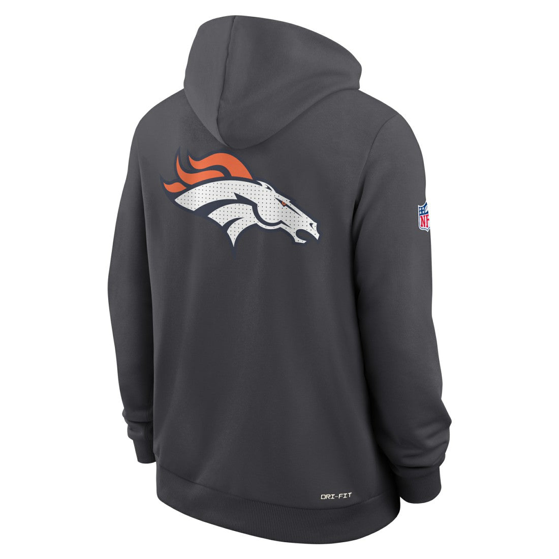 Sideline Standard Issue Utility Player Dri-FIT Full-Zip Hoodie - Denver Broncos