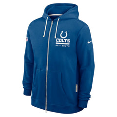 Sideline Standard Issue Utility Player Dri-FIT Full-Zip Hoodie - Indianapolis Colts