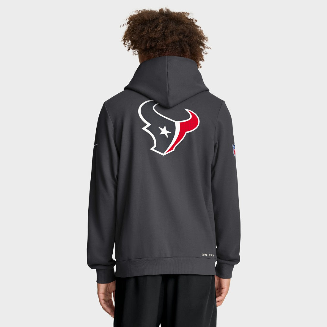 Sideline Standard Issue Utility Player Dri-FIT Full-Zip Hoodie - Houston Texans