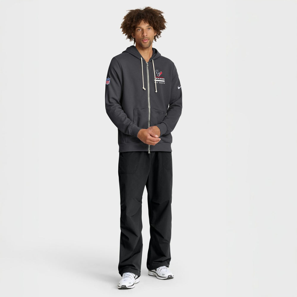 Sideline Standard Issue Utility Player Dri-FIT Full-Zip Hoodie - Houston Texans