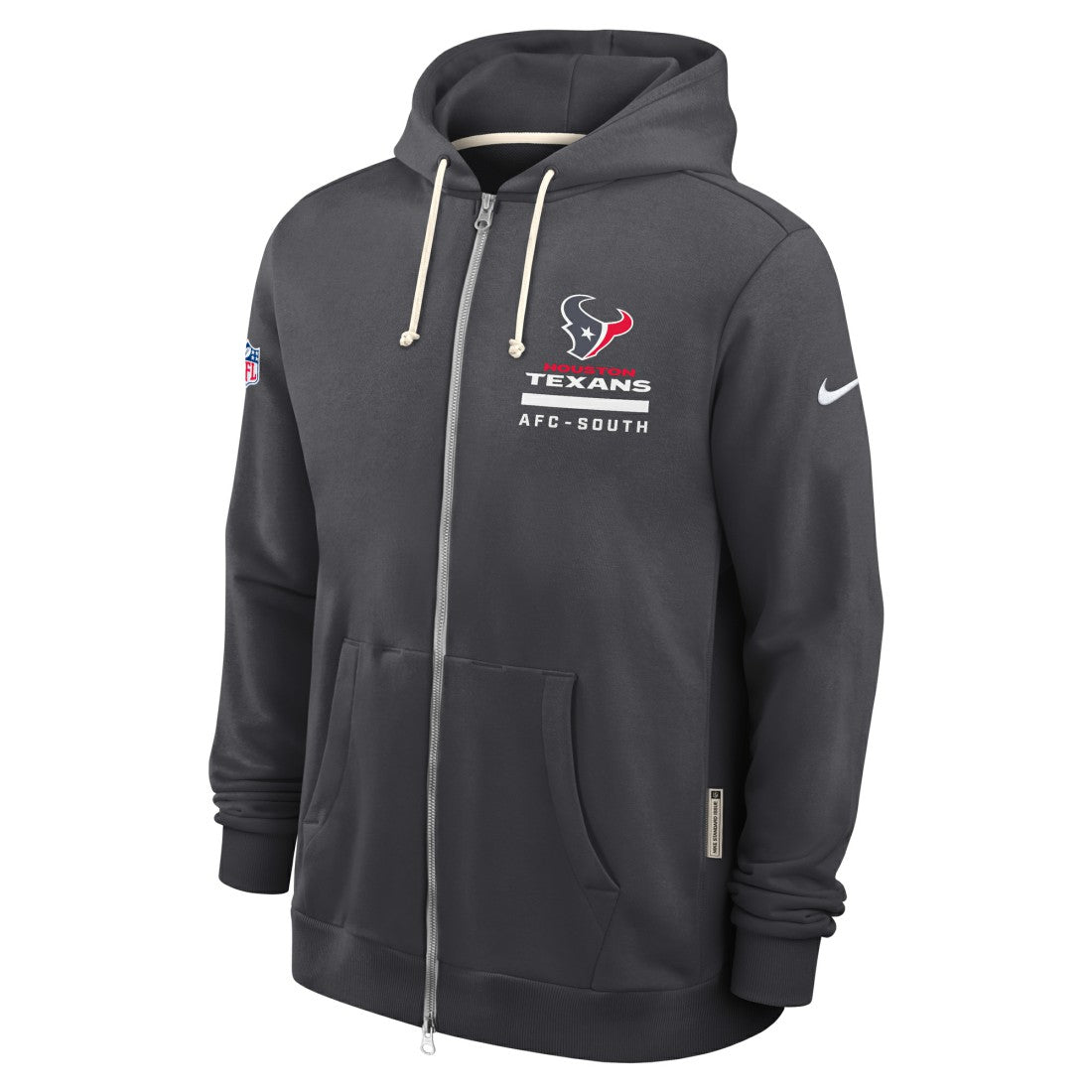 Sideline Standard Issue Utility Player Dri-FIT Full-Zip Hoodie - Houston Texans