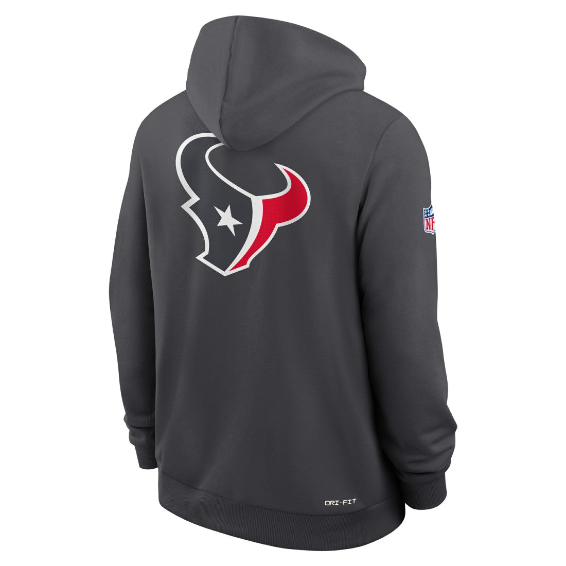 Sideline Standard Issue Utility Player Dri-FIT Full-Zip Hoodie - Houston Texans
