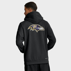 Sideline Standard Issue Utility Player Dri-FIT Full-Zip Hoodie - Baltimore Ravens