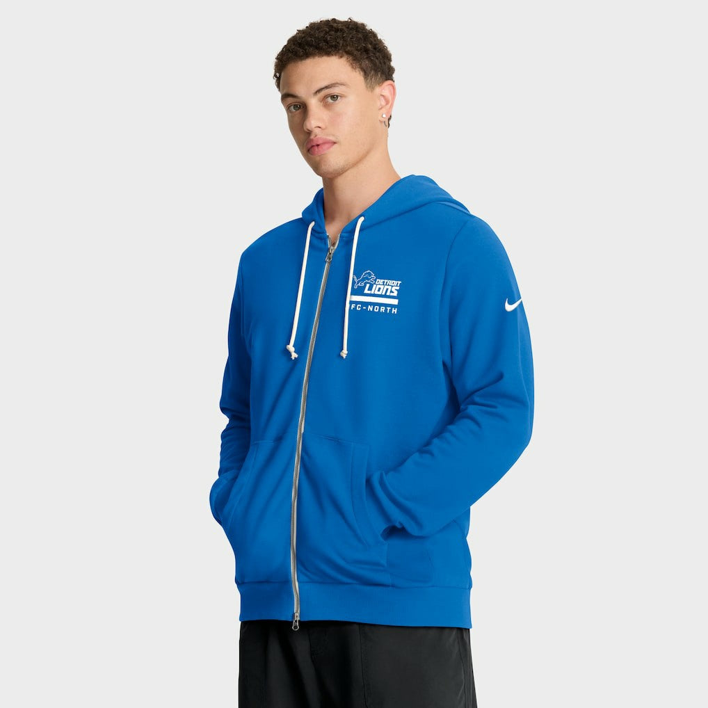 Sideline Standard Issue Utility Player Dri-FIT Full-Zip Hoodie - Detroit Lions
