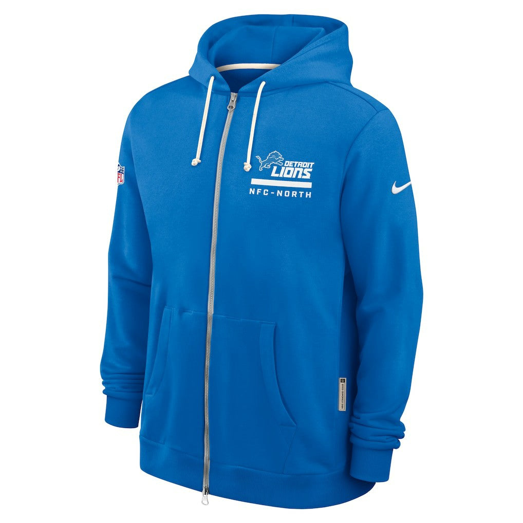 Sideline Standard Issue Utility Player Dri-FIT Full-Zip Hoodie - Detroit Lions