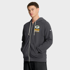 Sideline Standard Issue Utility Player Dri-FIT Full-Zip Hoodie - Green Bay Packers
