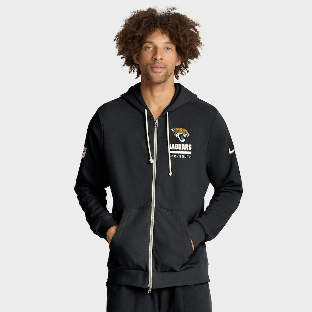 Sideline Standard Issue Utility Player Dri-FIT Full-Zip Hoodie - Jacksonville Jaguars