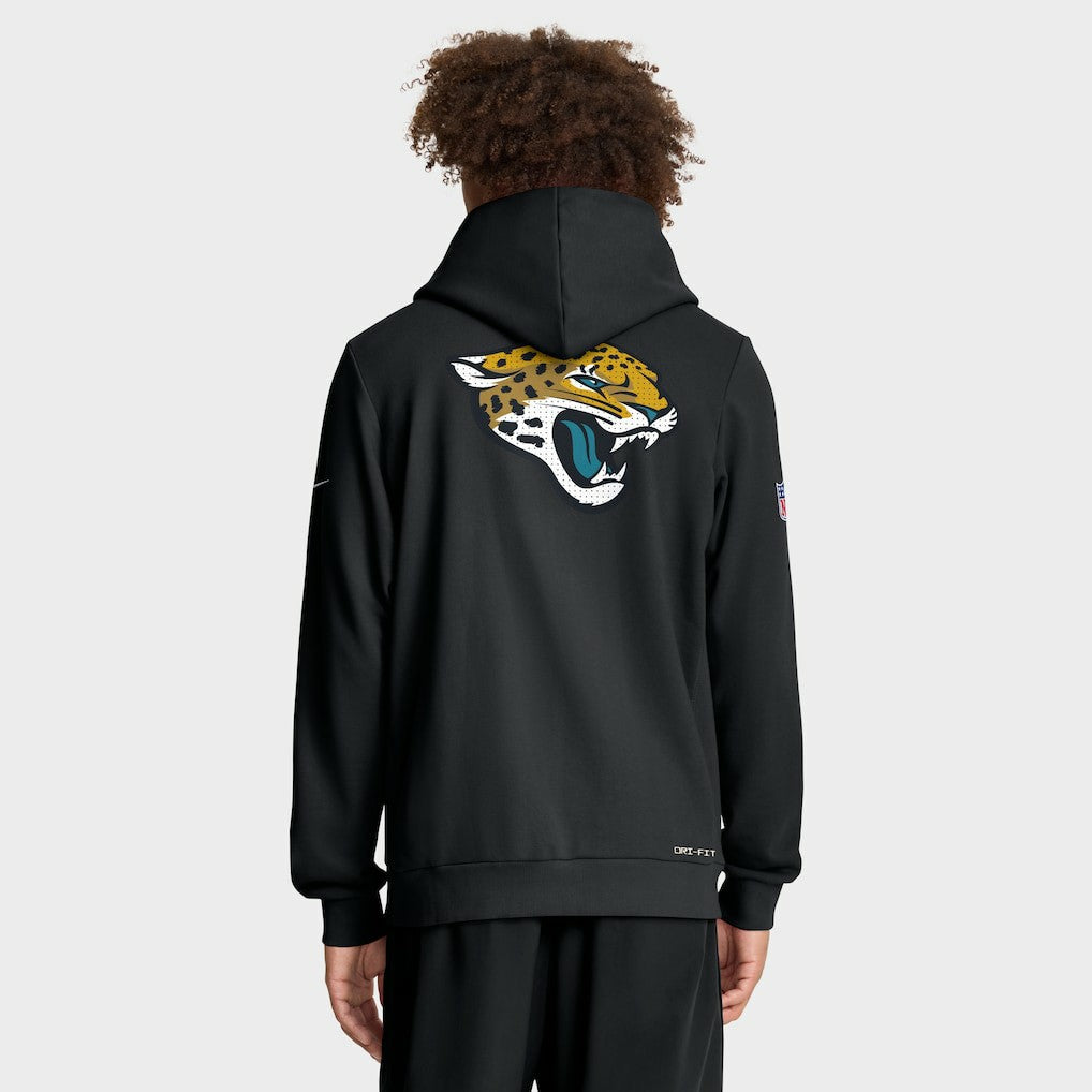 Sideline Standard Issue Utility Player Dri-FIT Full-Zip Hoodie - Jacksonville Jaguars