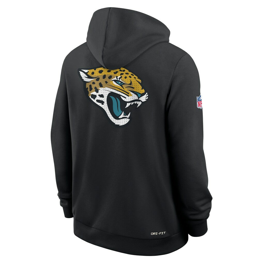 Sideline Standard Issue Utility Player Dri-FIT Full-Zip Hoodie - Jacksonville Jaguars