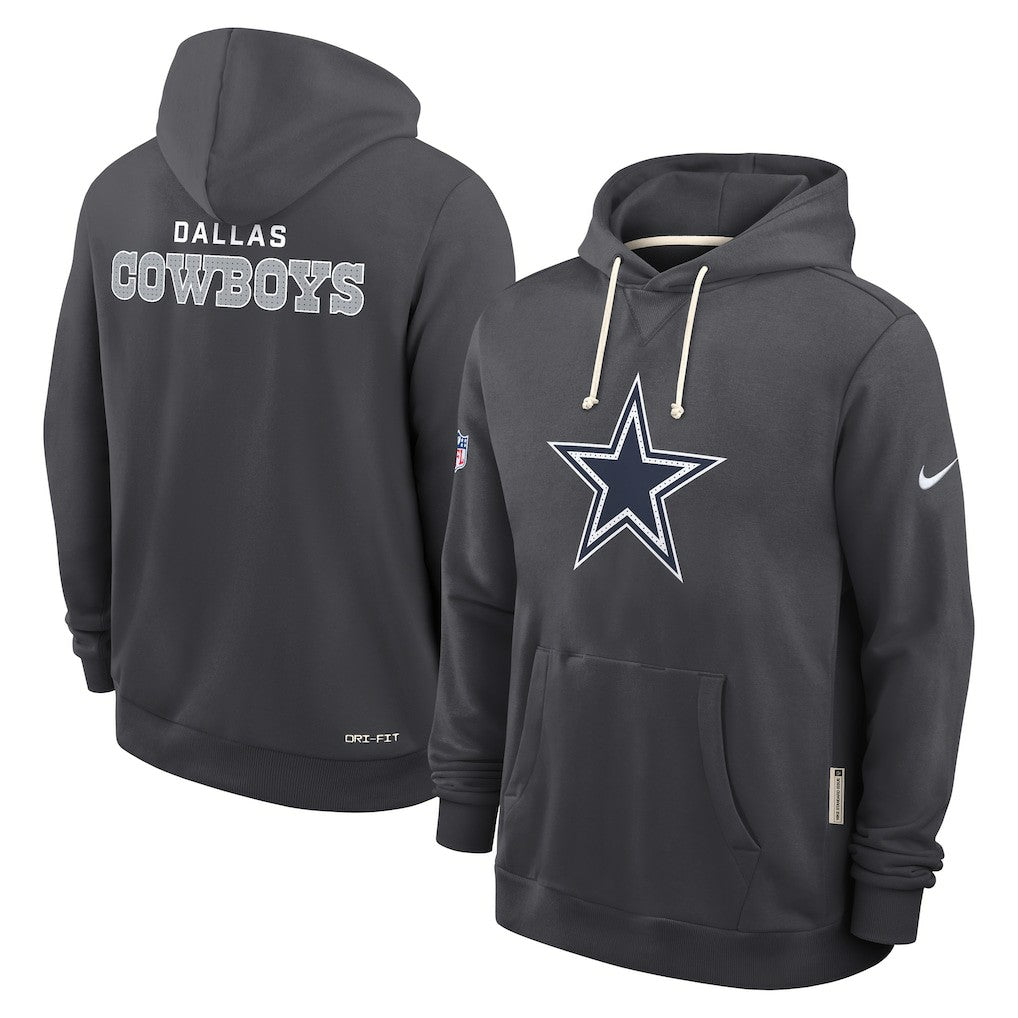 Sideline Standard Issue Initial Home Dri-FIT Hoodie - Dallas Cowboys