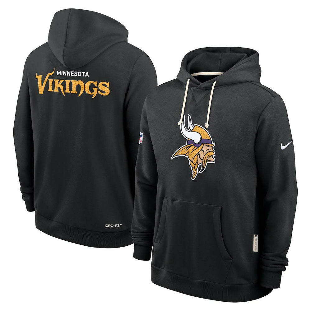 Sideline Standard Issue Initial Home Dri-FIT Hoodie - Minnesota Vikings