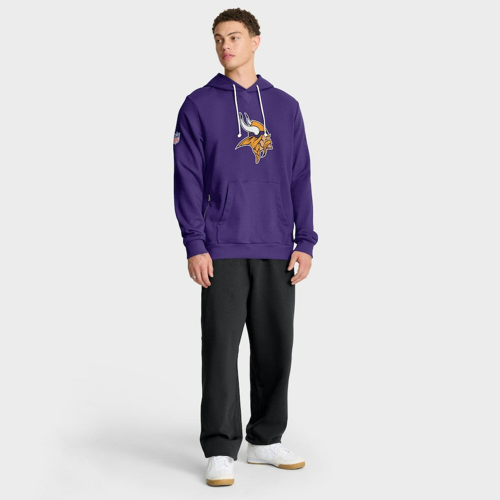 Sideline Standard Issue Initial Home Dri-FIT Hoodie - Minnesota Vikings