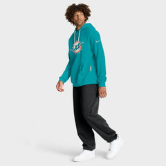 Sideline Standard Issue Initial Home Dri-FIT Hoodie - Miami Dolphins