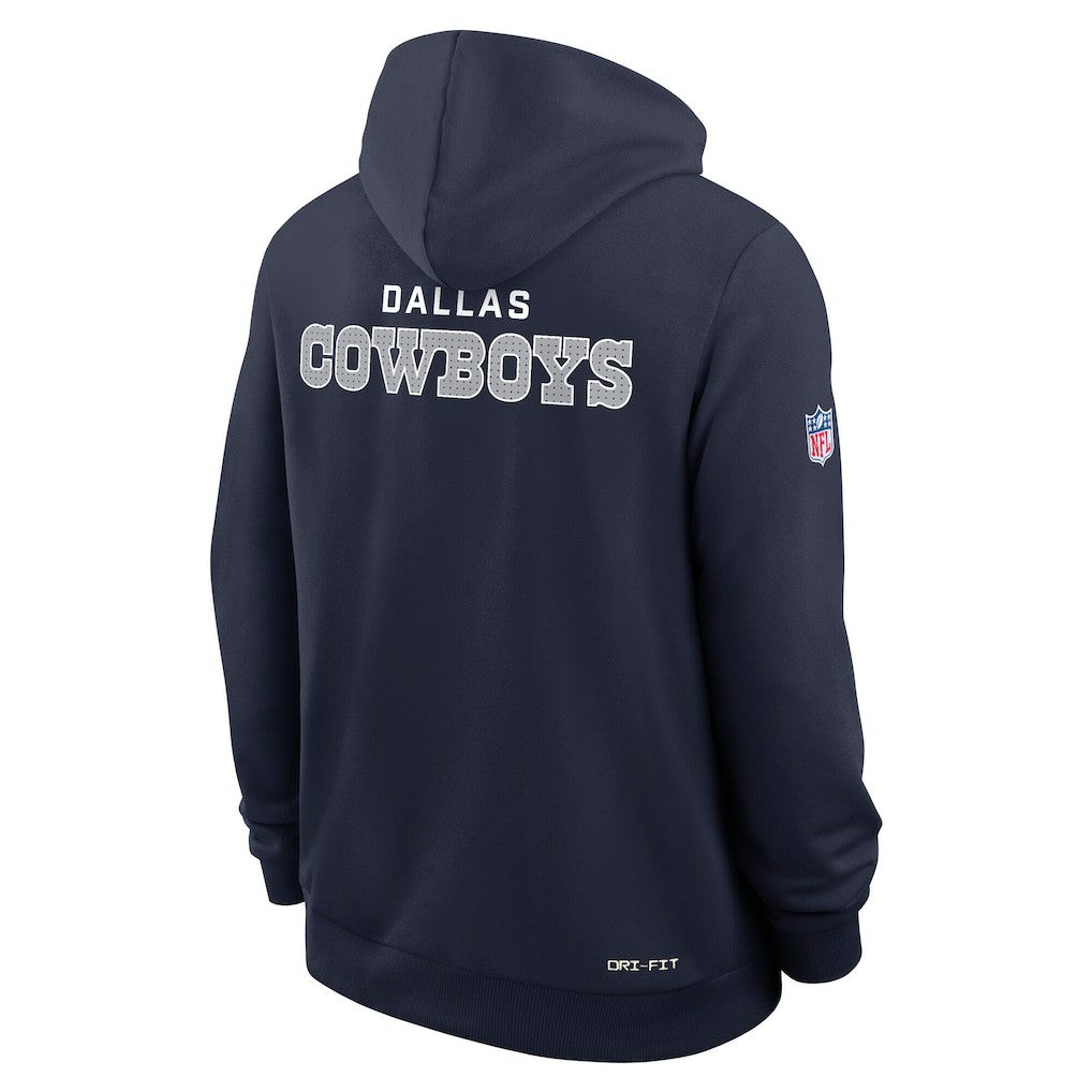 Sideline Standard Issue Initial Home Dri-FIT Hoodie - Dallas Cowboys