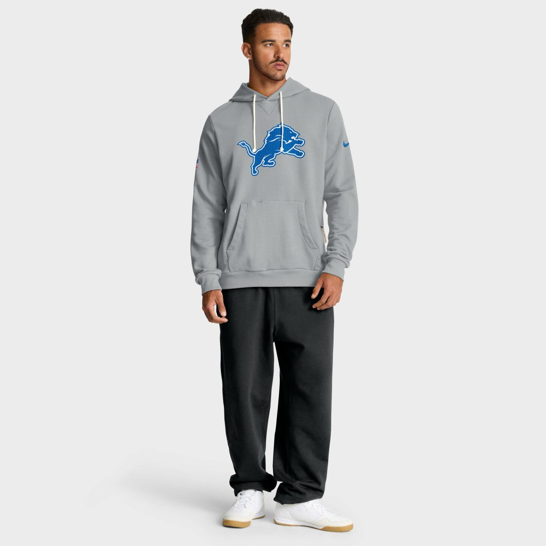 Sideline Standard Issue Initial Home Dri-FIT Hoodie - Detroit Lions