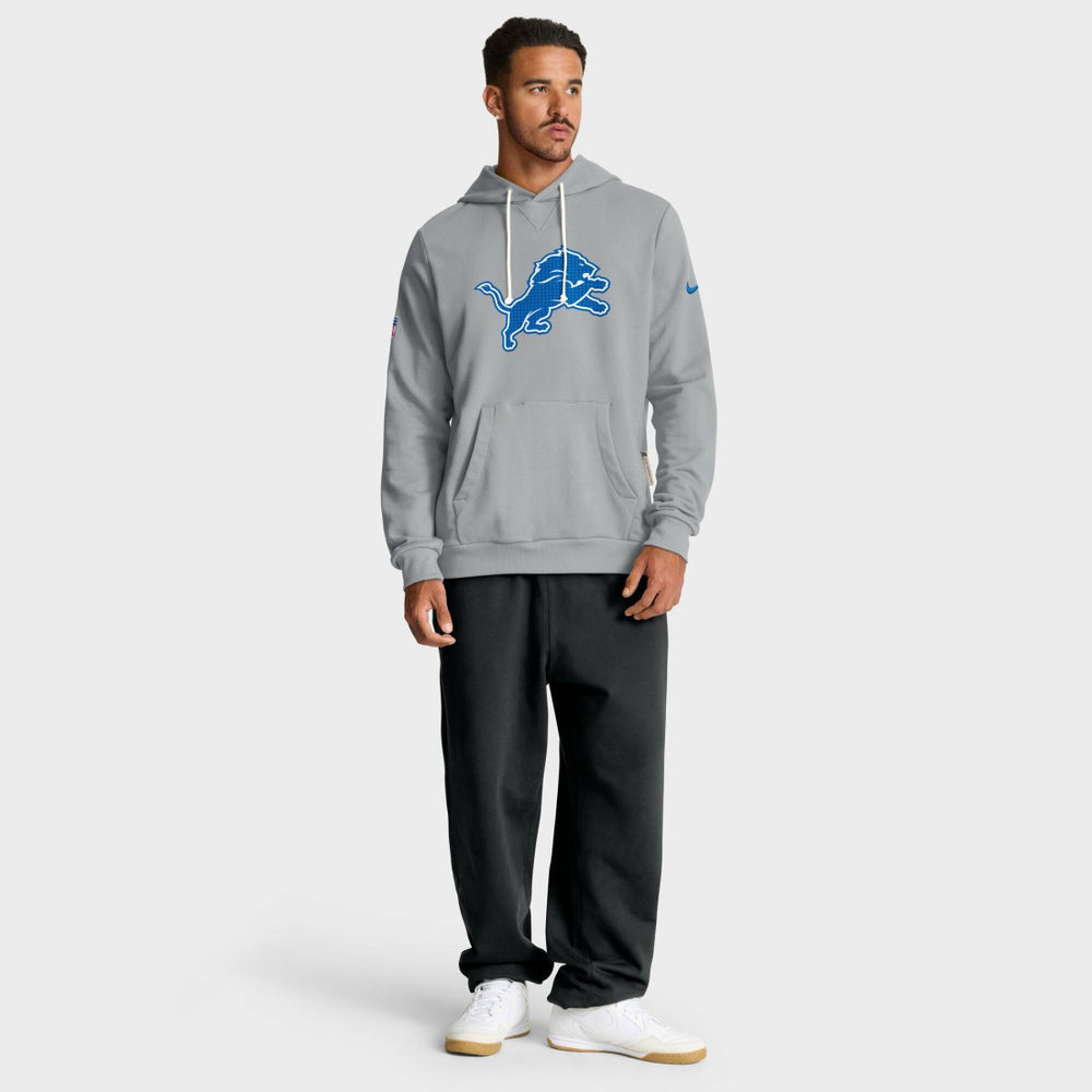 Sideline Standard Issue Initial Home Dri-FIT Hoodie - Detroit Lions